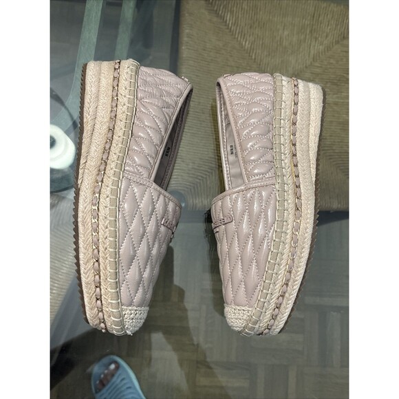 Karl Lagerfeld Quilted Beige Loafers - Picture 6 of 15